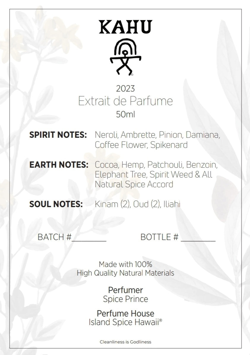 KAHU 10ml Extrait de Parfum